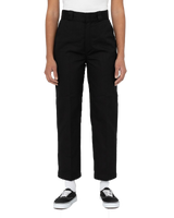 The Dickies Womens Phoenix Crop Trousers in Black