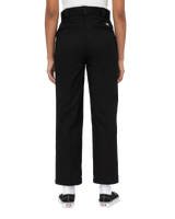 The Dickies Womens Phoenix Crop Trousers in Black