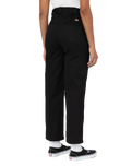 The Dickies Womens Phoenix Crop Trousers in Black