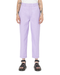 The Dickies Womens Phoenix Cropped Trousers in Purple Rose