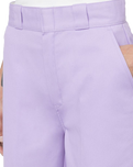 The Dickies Womens Phoenix Cropped Trousers in Purple Rose