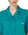 The Dickies Womens Vale Shirt in Deep Lake