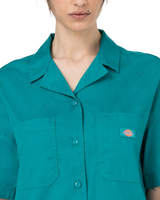 The Dickies Womens Vale Shirt in Deep Lake