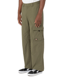 The Dickies Mens Jackson Cargo Trousers in Military Green