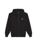 The Dickies Mens Summerdale Zip Hoodie in Black