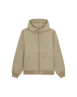 The Dickies Mens Duck Canvas Hooded Jacket in Desert Sand