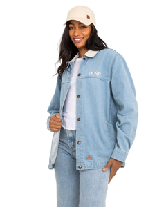 The Dickies Womens Herndon Jacket in Vintage Aged Blue