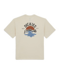 The Dickies Mens Beach T-Shirt in Whitecap Gray