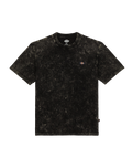 The Dickies Mens Newington T-Shirt in Acid Wash Black