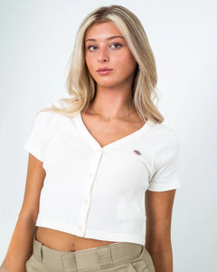 The Dickies Womens Emporia Top in Cloud