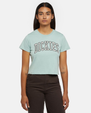 The Dickies Womens Aitken T-Shirt in Blue Surf