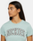 The Dickies Womens Aitken T-Shirt in Blue Surf