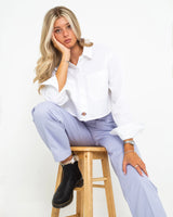 The Dickies Womens Culpeper Shirt in White