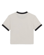 The Dickies Womens Herndon Ringer T-Shirt in Cloud