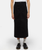 Duck Canvas Cargo Skirt in Black