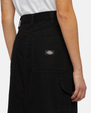 Duck Canvas Cargo Skirt in Black