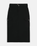 Duck Canvas Cargo Skirt in Black