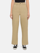 Duck Canvas Trousers in Stonewashed Desert Sand