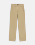 Duck Canvas Trousers in Stonewashed Desert Sand