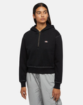 Oakport 1/4 Zip Hoodie in Black