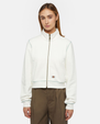 The Dickies Womens Arlee Zip-Through Sweatshirt in Cloud