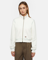 The Dickies Womens Arlee Zip-Through Sweatshirt in Cloud