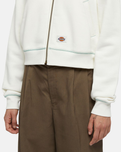 The Dickies Womens Arlee Zip-Through Sweatshirt in Cloud