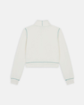 The Dickies Womens Arlee Zip-Through Sweatshirt in Cloud