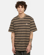 The Dickies Mens Stevensville Stripe T-Shirt in Mushroom