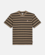 The Dickies Mens Stevensville Stripe T-Shirt in Mushroom