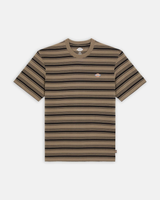 The Dickies Mens Stevensville Stripe T-Shirt in Mushroom