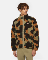 Mount Hope Zip Fleece Jacket in Green Camo