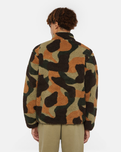 Mount Hope Zip Fleece Jacket in Green Camo