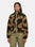 Mount Hope Camo Zip Fleece Jacket in Imperial Green Camo