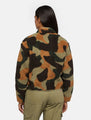 Mount Hope Camo Zip Fleece Jacket in Imperial Green Camo