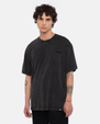 The Dickies Mens Plentywood T-Shirt in Acid Wash Black