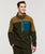 Abrazo 1/2 Zip Fleece Jacket in Live Oak and Woods