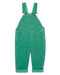 Girls Chunky Bright Dungarees in Emerald