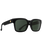 Dessa Sunglasses in Soft Matte Black & Happy Grey Green