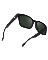 Dessa Sunglasses in Soft Matte Black & Happy Grey Green