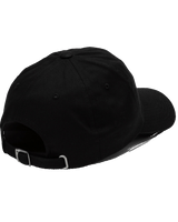 The Volcom Womens Circle Stone Dad Cap in Black