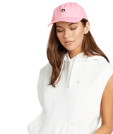 The Volcom Womens Circle Stone Dad Cap in Light Peony