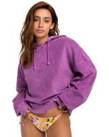 The Billabong Womens Hit The Waves Hoodie in Bright Orchid