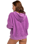 The Billabong Womens Hit The Waves Hoodie in Bright Orchid