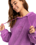 The Billabong Womens Hit The Waves Hoodie in Bright Orchid