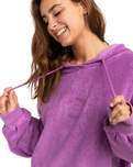 The Billabong Womens Hit The Waves Hoodie in Bright Orchid