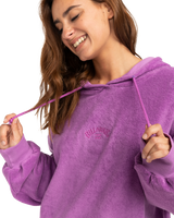 The Billabong Womens Hit The Waves Hoodie in Bright Orchid