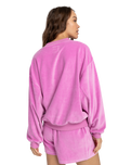 The Billabong Womens Beach Picnic Sweatshirt in Lush Lilac