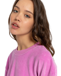 The Billabong Womens Beach Picnic Sweatshirt in Lush Lilac