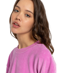 The Billabong Womens Beach Picnic Sweatshirt in Lush Lilac